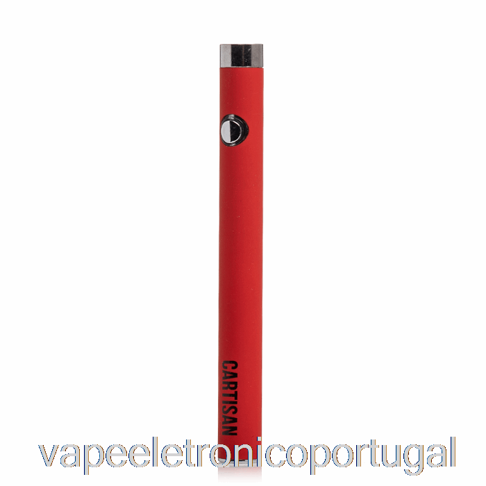 Vape Eletrônico Cartisan Slim Button 280 510 Bateria Vermelha